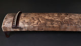 【中古琴・厳選品】玉杢 くり甲琴・玉縁紅木巻 WKT-tkoto15