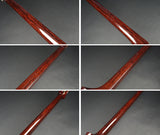 【中古三味線・厳選品】民謡 紅木三味線・正寸/子持ち綾杉胴(完成品)WKT-TS056