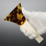 【三味線用・撥】津軽三味線用・鼈甲撥(極上品)・本象牙台高山製(一枚甲)WKT-90077B