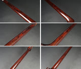 【中古三味線・厳選品】地唄紅木三味線・子持ち綾杉胴付(完成品)WKT-TS010