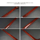 【中古三味線・厳選品】地唄紅木三味線・子持ち綾杉胴付(完成品)WKT-TS010