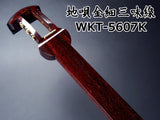 地唄紅木金細三味線本体のみ【上・師範モデル】(WKT-5607K)