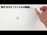 【13絃琴用】山田流琴爪(プラスチック・新大)(3個1組)