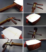 長唄紅木金細三味線本体のみ【師範モデル】(WKS-3211K)