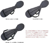 【三味線用ソフトケース・カバー】デニム風・撥水Sケース(細棹・中棹三味線用)