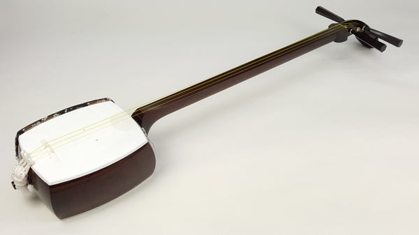 [Used shamisen/selected item] Folk song Kinsho shamisen/short pole (completed product) WKT-TS007