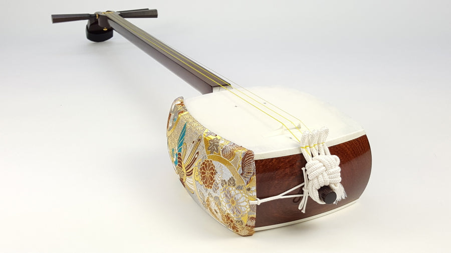 中古の三味線 中古三味線・厳選品】民謡 金細三味線・正寸(完成品)WKT-TS032