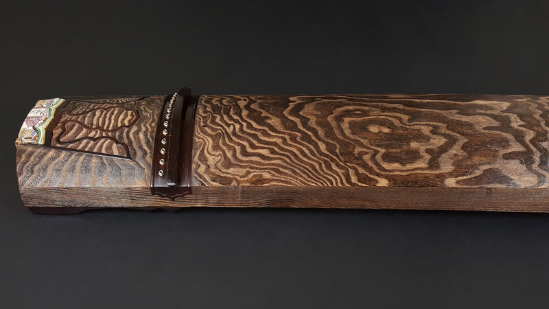 【中古琴・厳選品】くり甲琴・玉縁紅木巻　WKT-tkoto14