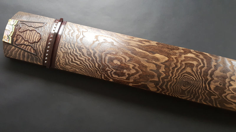 【中古琴・厳選品】くり甲琴・玉縁紅木巻　WKT-tkoto14