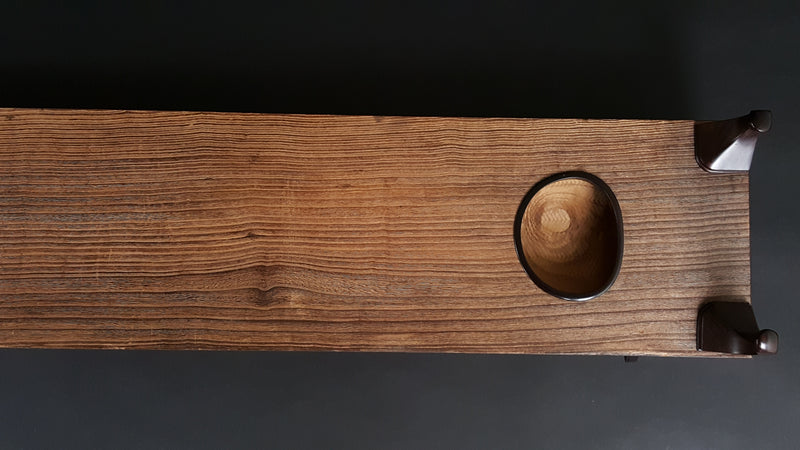 [Used koto/selected item] Chestnut koto/bead-rimmed ivory wrap WKT-tkoto18