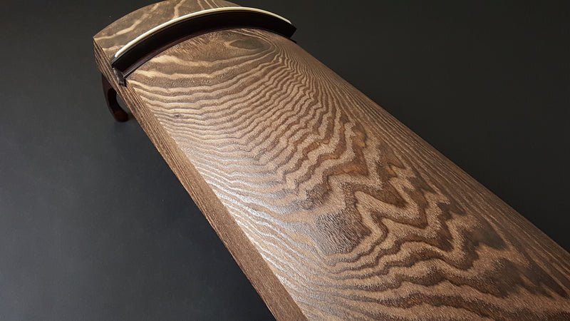 [Used koto/selected item] Chestnut koto/bead-rimmed ivory wrap WKT-tkoto18