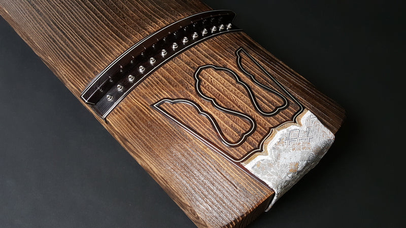 [二手古琴/精选商品] 直纹栗子古琴/红木卷 WKT-tkoto13