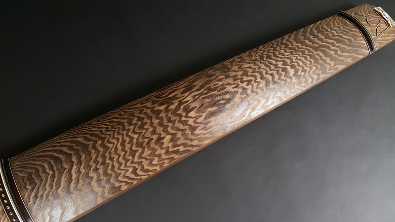 【中古琴・厳選品】くり甲琴・玉縁紅木巻／１本線入　WKT-tkoto26