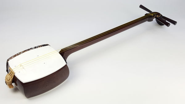 [Used shamisen/selected item] Folk song Kinsho shamisen/short pole (completed product) WKT-TS007