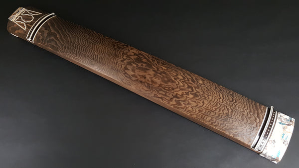 【中古琴・厳選品】くり甲琴・玉縁象牙巻／１本線入　WKT-tkoto24