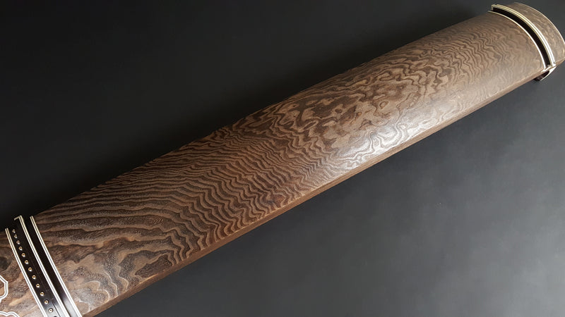【中古琴・厳選品】くり甲琴・玉縁象牙巻／１本線入　WKT-tkoto24