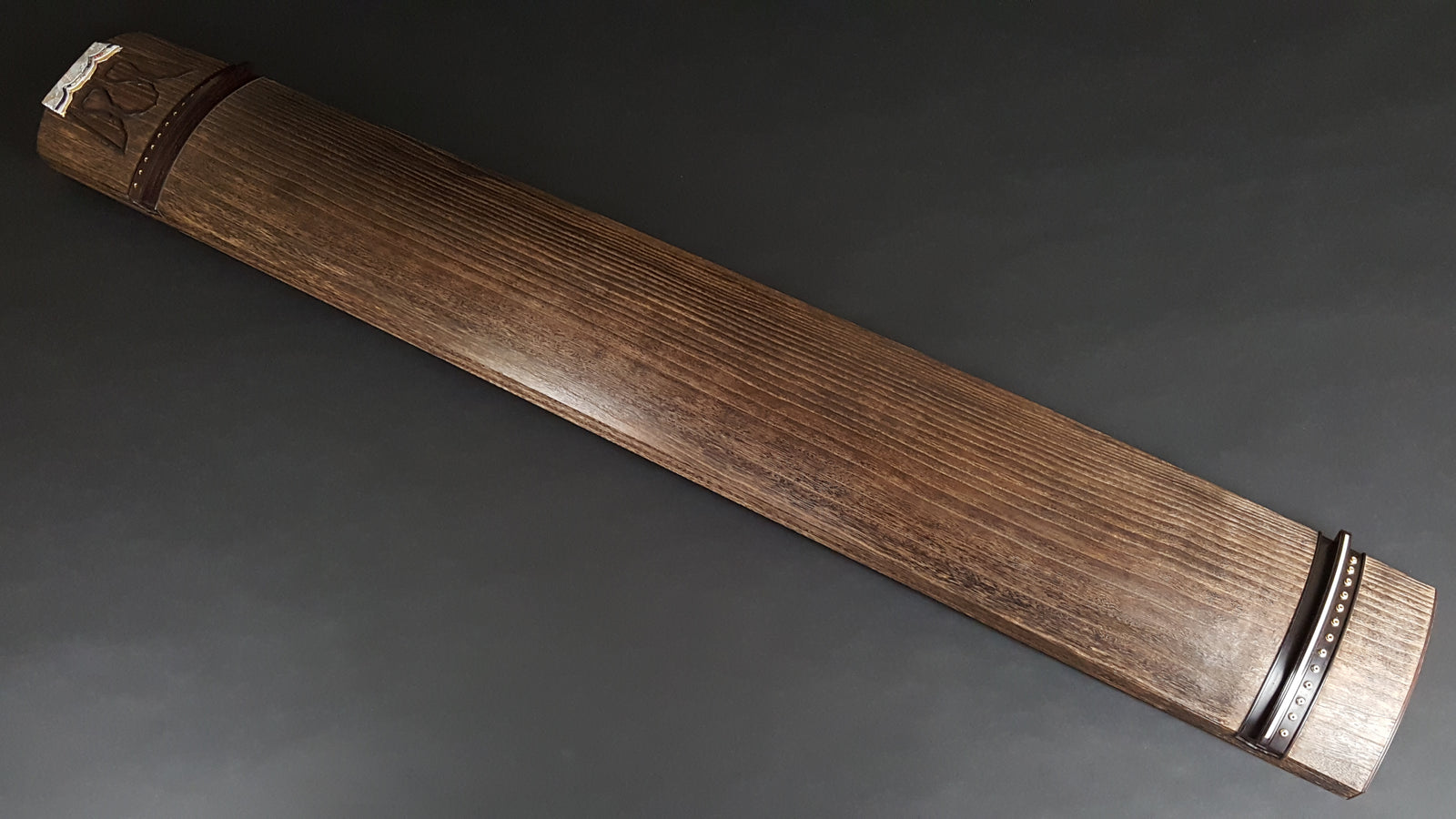 中古琴・厳選品】柾目杢 くり甲琴・玉縁紅木巻 WKT-tkoto13 | 和