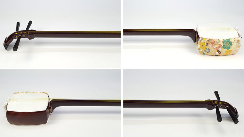 [二手三味线，严选品] 民歌红木三味线 1.5英寸短杆（成品） WKT-TS006
