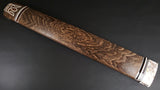 [Used koto/selected item] Chestnut koto/beaded ivory wrap WKT-tkoto21