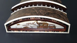 [Used koto/selected item] Chestnut koto/beaded ivory wrap WKT-tkoto21