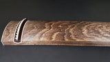 [Used koto/selected item] Chestnut koto/beaded ivory wrap WKT-tkoto21