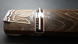 [Used koto/selected item] Chestnut koto/beaded ivory wrap WKT-tkoto21