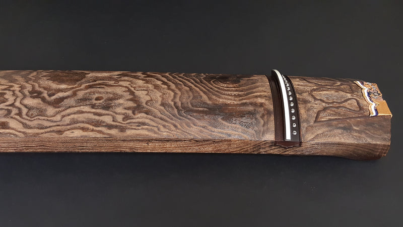【中古琴・厳選品】くり甲琴・玉縁紅木巻　WKT-tkoto29