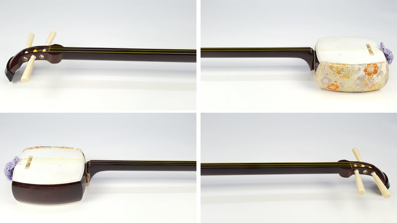 【中古三味線・厳選品】地唄 金細三味線（完成品）WKT-TS019