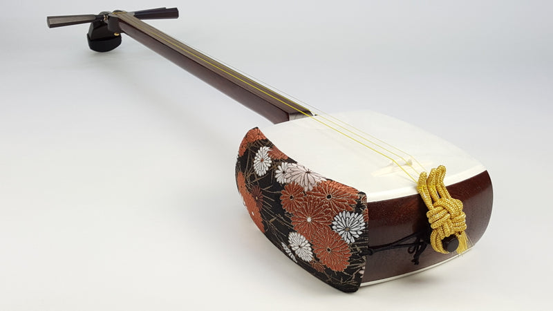 【中古三味線・厳選品】民謡金細三味線・正寸（完成品）WKT-TS015