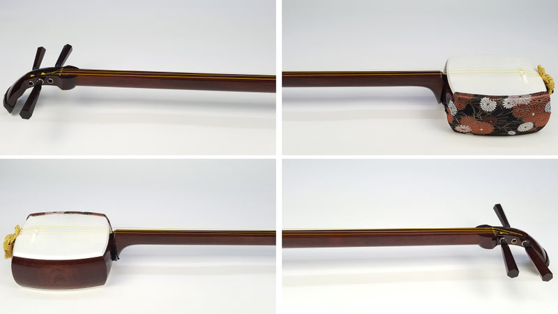 【中古三味線・厳選品】民謡金細三味線・正寸（完成品）WKT-TS015