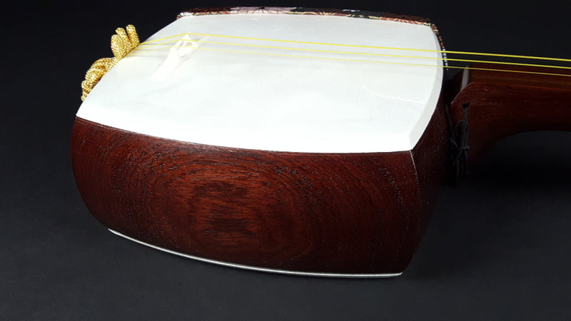 【中古三味線・厳選品】民謡金細三味線・正寸（完成品）WKT-TS015