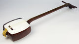 [Used shamisen, carefully selected items] Folk song Beniki shamisen, 1.5 inch short pole (completed product) WKT-TS006