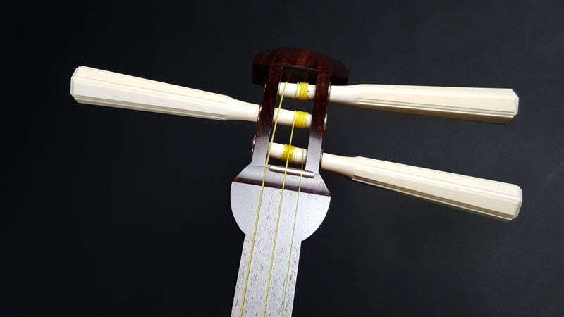 【中古三味線・厳選品】地唄金細三味線（完成品）WKT-TS035