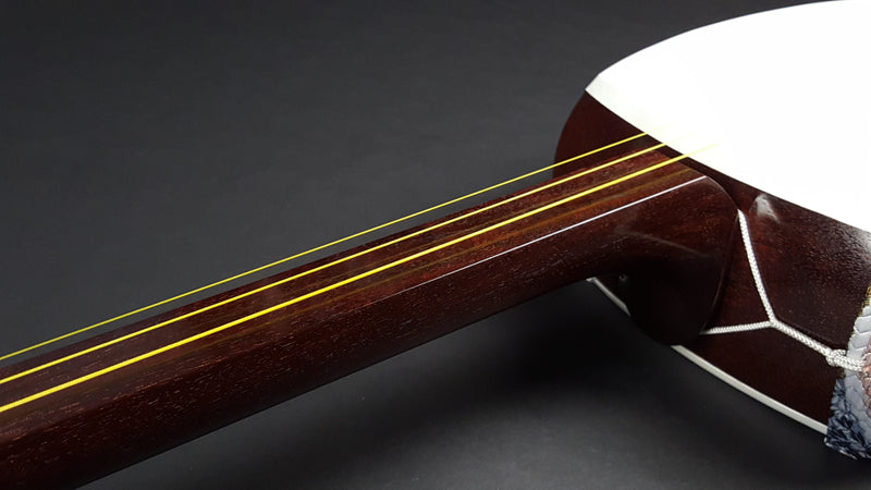 【中古三味線・厳選品】民謡 金細三味線・正寸（完成品）WKT-TS031