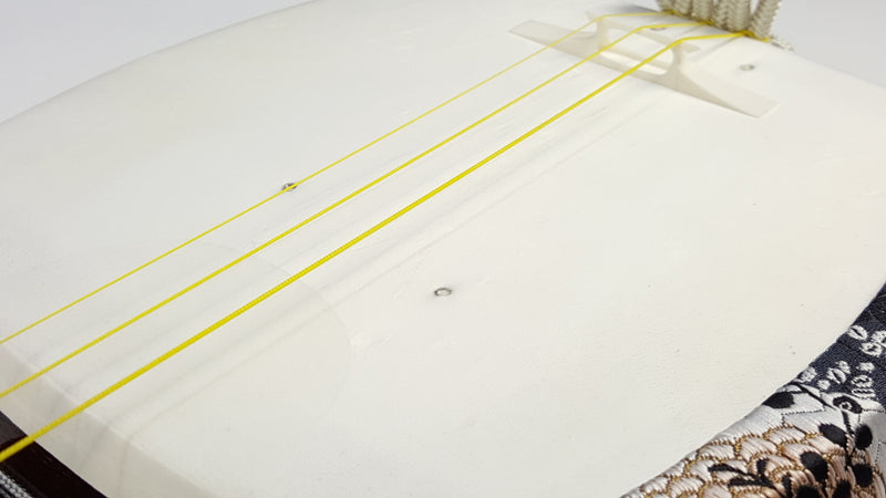 【中古三味線・厳選品】民謡 金細三味線・正寸（完成品）WKT-TS031