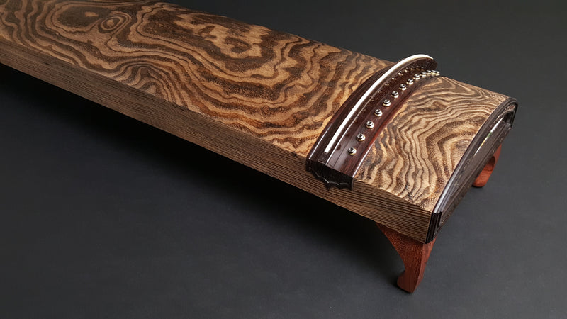 【中古琴・厳選品】くり甲琴・玉縁紅木巻　WKT-tkoto12