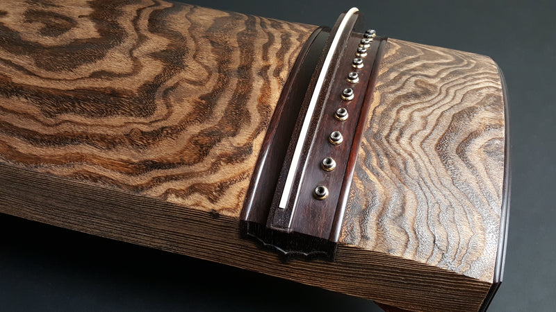 【中古琴・厳選品】くり甲琴・玉縁紅木巻　WKT-tkoto12