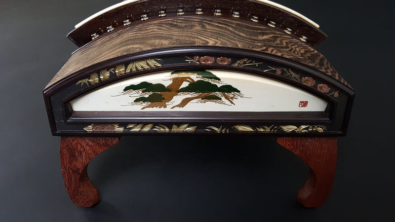 【中古琴・厳選品】くり甲琴・玉縁紅木巻　WKT-tkoto12