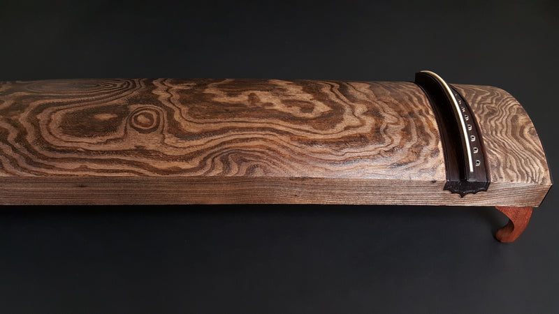 【中古琴・厳選品】くり甲琴・玉縁紅木巻　WKT-tkoto12