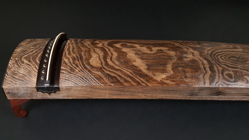 【中古琴・厳選品】くり甲琴・玉縁紅木巻　WKT-tkoto12