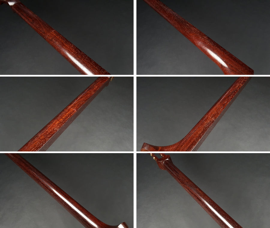 中古三味線・厳選品】地唄紅木三味線・子持ち綾杉胴付（完成品）WKT