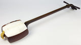 [Used shamisen/selected item] Folk song gold thin shamisen/correct size (completed product) WKT-TS031