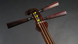 [Used shamisen/selected item] Folk song gold thin shamisen/correct size (completed product) WKT-TS031
