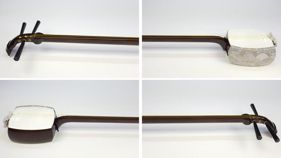長唄　三味線　細棹　紫檀　中古品 中古三味線・厳選品】長唄金細三味線（完成品）WKT-TS012 | 和楽器市場