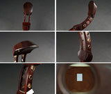 [Used shamisen, carefully selected item] Folk song gold thin shamisen, exact size (completed product) WKT-TS032