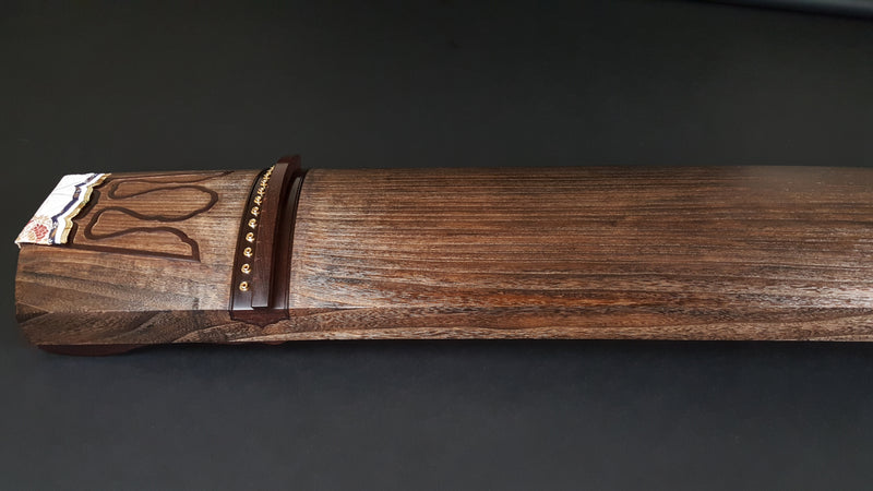 中古琴・厳選品】柾目杢 くり甲琴・玉縁紅木巻 WKT-tkoto13 | 和楽器