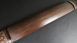 【中古琴・厳選品】柾目杢 くり甲琴・玉縁紅木巻　WKT-tkoto13