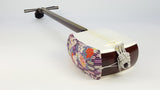 [Used shamisen, carefully selected items] Folk song Beniki shamisen, 1.5 inch short pole (completed product) WKT-TS006