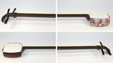 [Used shamisen, carefully selected items] Folk song Beniki shamisen, 1.5 inch short pole (completed product) WKT-TS006
