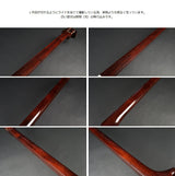 【中古三味線・厳選品】地唄紅木三味線・子持ち綾杉胴付（完成品）WKT-TS010